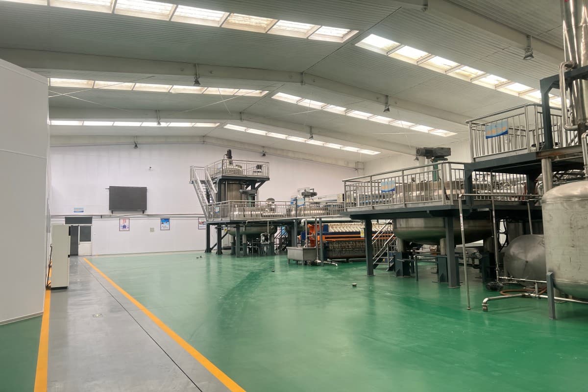 Zibo Jinyuan factory — Production line